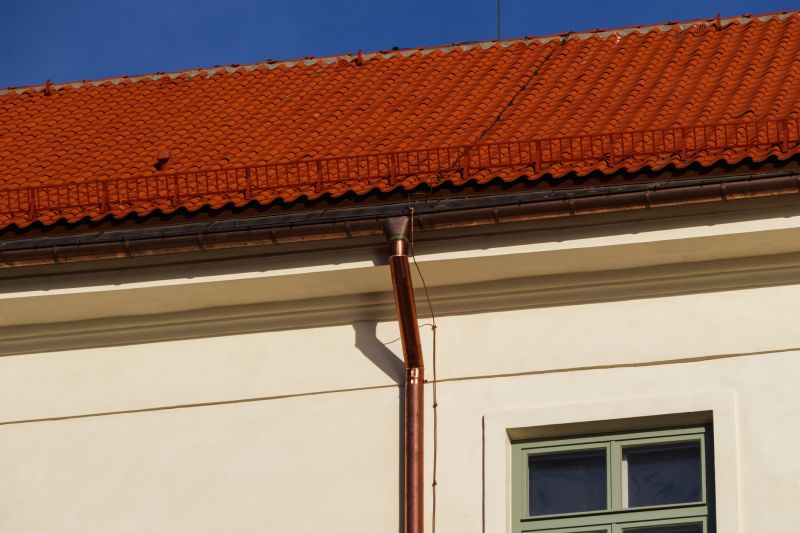 Copper Downspout Installation detail